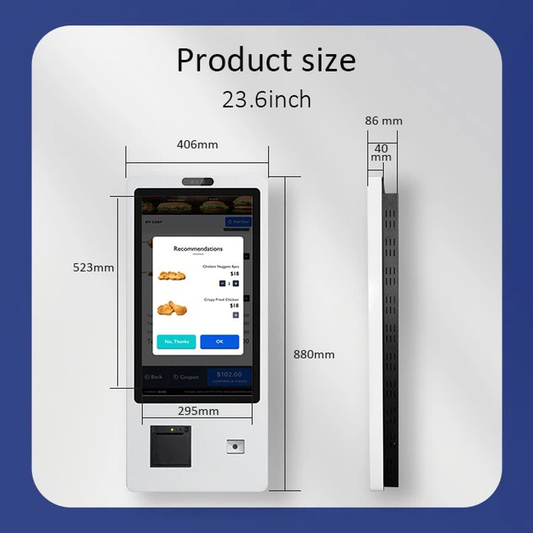 Self ordering kiosk 24 inch